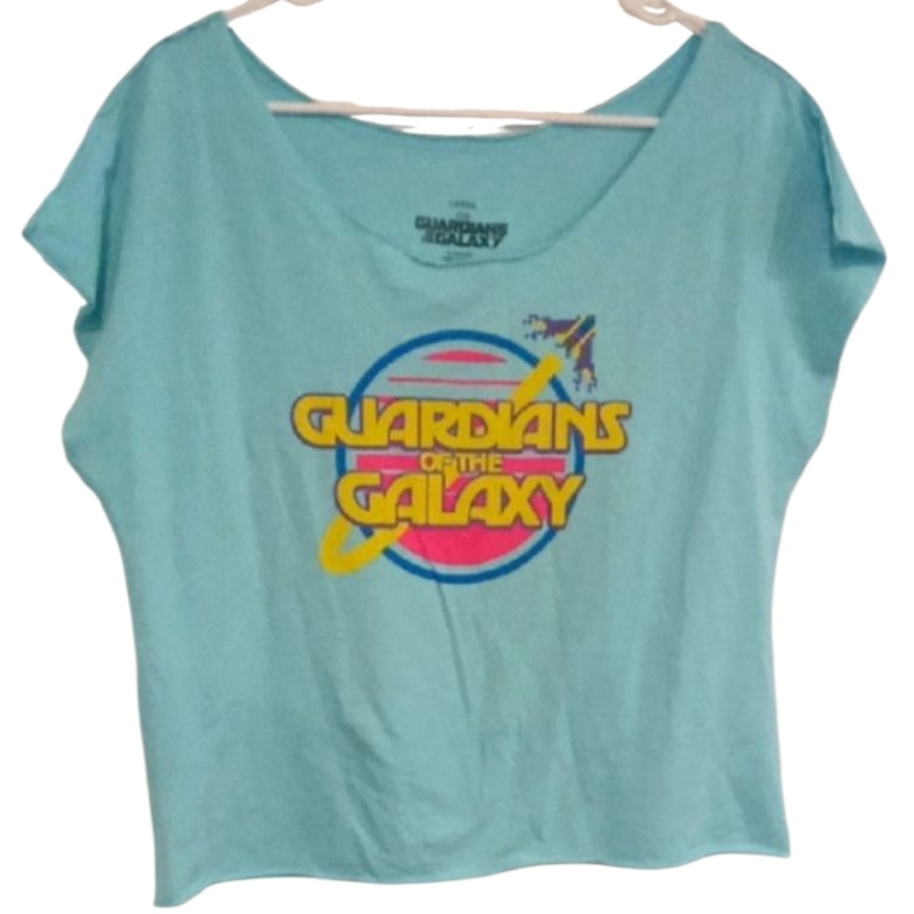Marvel Guardians Cropped Graphic Tee